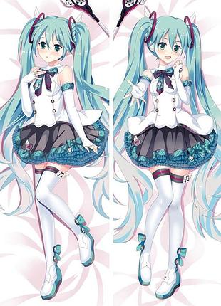 Аниме дакимакура хатсуне мику анимационный проект «vocaloid china» / вокалоид клуб (подушка обнимашка) 120*40