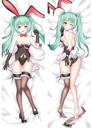 Аниме дакимакура хатсуне мику анимационный проект «vocaloid china» / вокалоид клуб (подушка обнимашка) 120*40