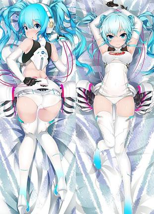 Аніме дакимакура хатсуне мику анімаційний проект «vocaloid china» / вокалоід клуб (подушка обнімашка) 120*40 150, 50*150, 50