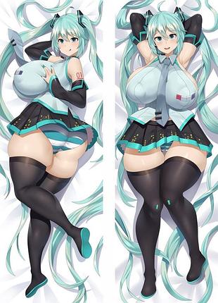 Аниме дакимакура хатсуне мику анимационный проект «vocaloid china» / вокалоид клуб (подушка обнимашка) 120*40