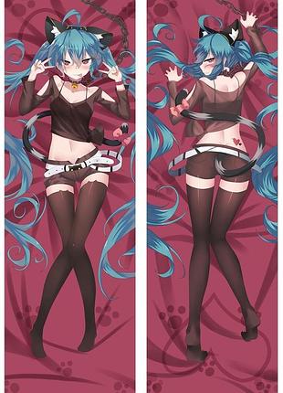 Аниме дакимакура хатсуне мику анимационный проект «vocaloid china» / вокалоид клуб (подушка обнимашка) 120*40