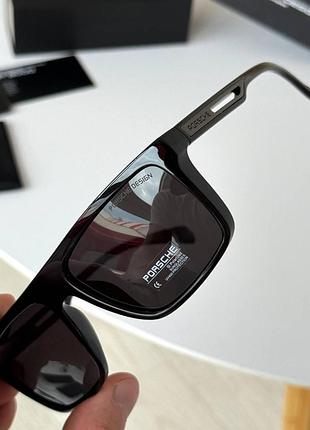 Мужские солнцезащитные очки porsche design polarized на среднее и большее лицо
