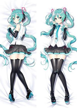 Аниме дакимакура хатсуне мику анимационный проект «vocaloid china» / вокалоид клуб (подушка обнимашка) 120*40