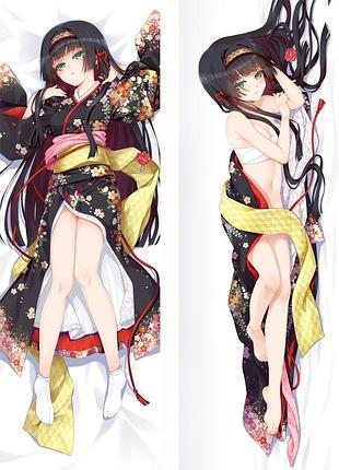 Аниме дакимакура renge bishoujo mangekyou (подушка обнимашка) 120*40 см 150, 50*150, 50