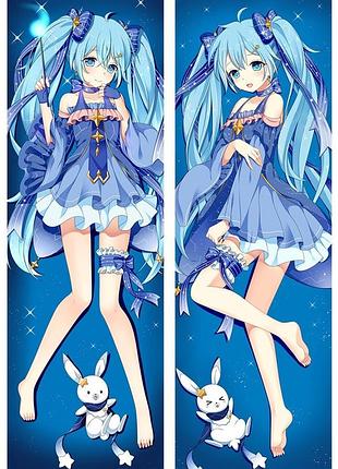 Аниме дакимакура хатсуне мику анимационный проект «vocaloid china» / вокалоид клуб (подушка обнимашка) 120*40