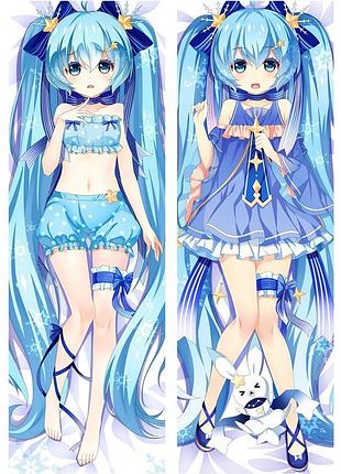 Аниме дакимакура хатсуне мику анимационный проект «vocaloid china» / вокалоид клуб (подушка обнимашка) 120*40