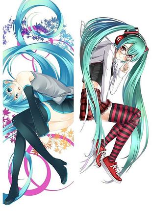 Аніме дакимакура хатсуне мику анімаційний проект «vocaloid china» / вокалоід клуб (подушка обнімашка) 120*40