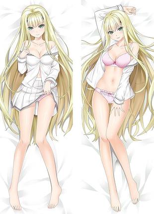 Аниме дакимакура kannagi yuuri bishoujo mangekyou (подушка обнимашка) 120*40 см 150, 50*150, 50