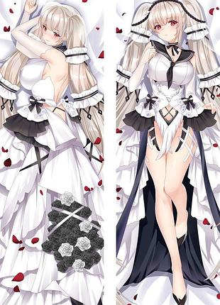 Аніме дакимакура формидебл лазурний шлях azur lane (подушка обнімашка) 120*40 см