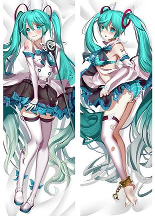 Аніме дакимакура хатсуне мику анімаційний проект «vocaloid china» / вокалоід клуб (подушка обнімашка) 120*40 150, 50*150, 50