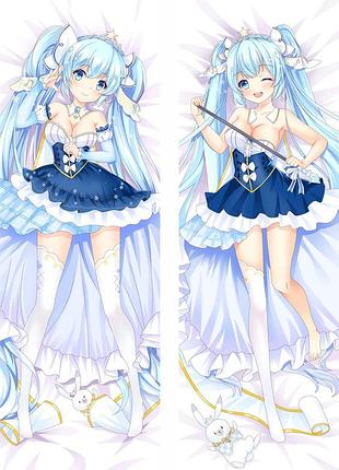 Аниме дакимакура хатсуне мику анимационный проект «vocaloid china» / вокалоид клуб (подушка обнимашка) 120*40