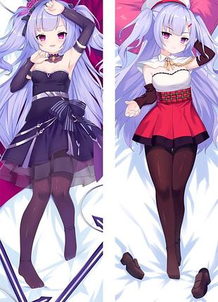 Аниме дакимакура ajax лазурный путь azur lane (подушка обнимашка) 120*40 см 150, 50*150, 50