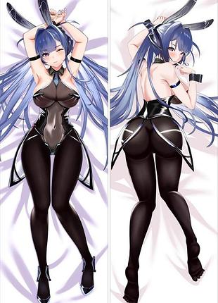 Аниме дакимакура bb-62 лазурный путь azur lane (подушка обнимашка) 120*40 см 150, 50*150, 50