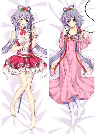 Аниме дакимакура вокалоид луо тяньи анимационный проект «vocaloid china» / вокалоид клуб (подушка обнимашка)