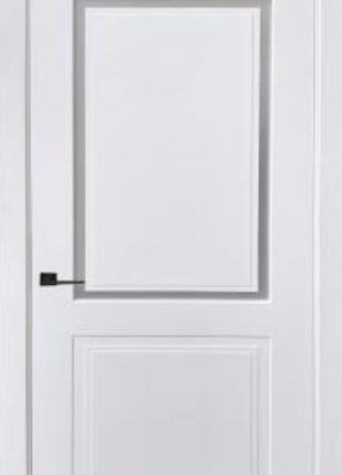 Двери межкомнатные белые со стеклом модель dream glass ral 9003 полотно краска 600х700х800х900х2000 мм