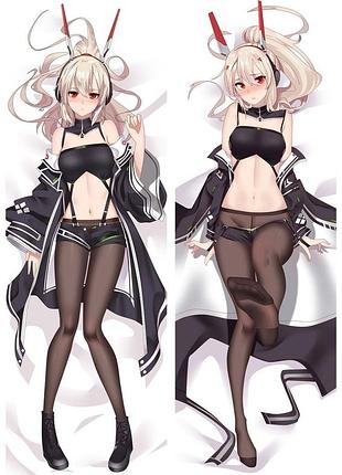 Аниме дакимакура аянами лазурный путь azur lane (подушка обнимашка) 120*40 см 150, 50*150, 50