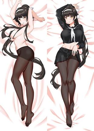 Аниме дакимакура такао лазурный путь azur lane (подушка обнимашка) 120*40 см 150, 50*150, 50