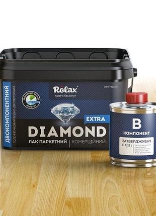 Лак паркетний поліуретановий 2.8л двокомпонентний diamond напівматовий