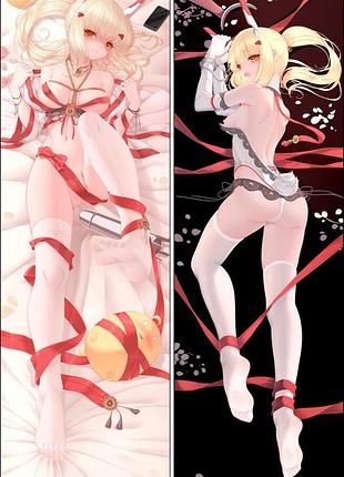 Аниме дакимакура аянами лазурный путь azur lane (подушка обнимашка) 120*40 см 150, 50*150, 50