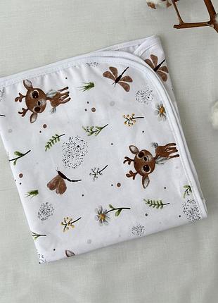 Пелюшки непромокні baby comfort 80*50 см люкс оленя
