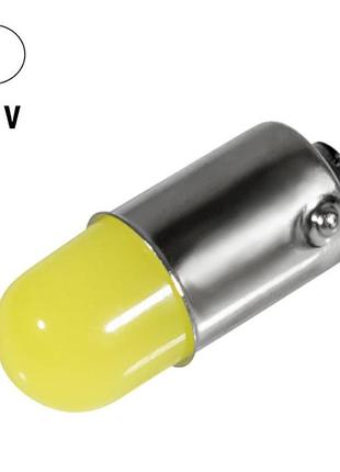 Габаритные t4w 3d cob, ba9s, светодиодные авто лампы 12v 4500к (комплект 2шт)