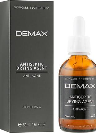 Антисептическая присушка «анти-акне» demax 50 мл