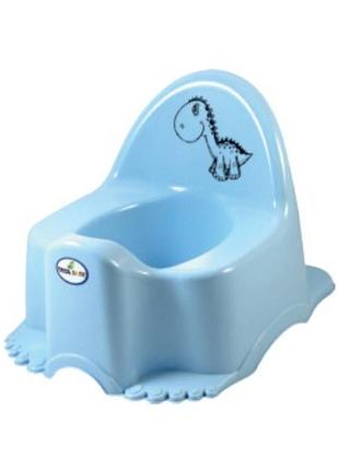 Горщик дитячий dino light blue