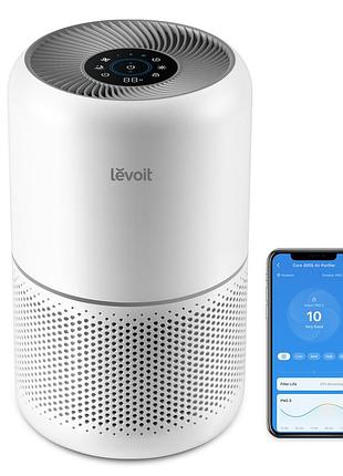 Очиститель воздуха 50 м² levoit core 300s, 195 м³/ч, true hepa-фильтрh13 тройная фильтрация, wi-fi управление