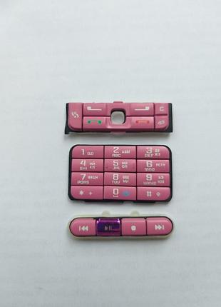 Клавиатура nokia 3250 (pink)