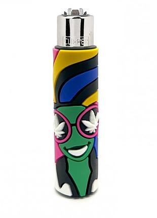 Зажигалка clipper the coolest silicone в силиконовом чехле 6