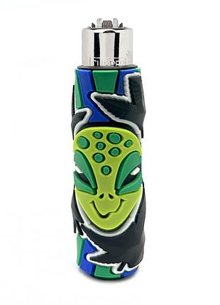 Зажигалка clipper the coolest silicone в силиконовом чехле 5