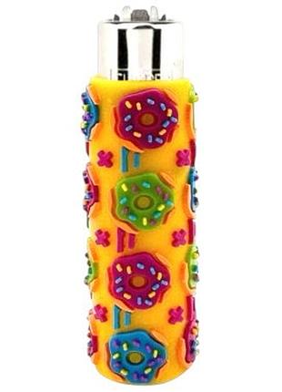 Зажигалка clipper lighter silicone spicy soul в силиконовом чехле 2