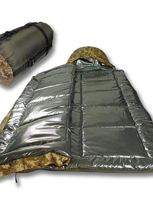 Спальный мешок kiborg arctic omni-heat пиксель -25с 85*210