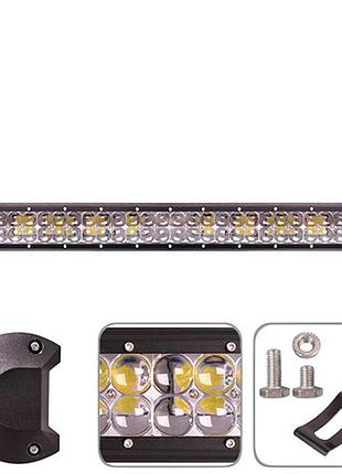 Светодиодная led балка люстра 9-36v pulso wlp-7134 combo (710х80х60мм 180w 6000k)
