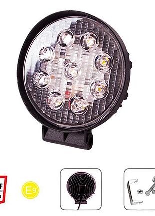 Фара світлодіодна 10-30v 27w 6000k pulso wlp-27r1s5