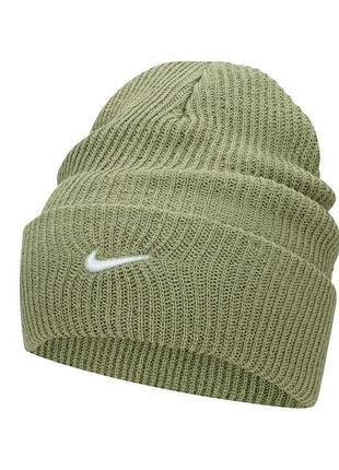 Чоловіча / жіноча шапка найк оригінал nike u beanie utility swoosh dv3342-386