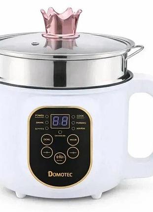 Электрическая кастрюля-пароварка domotec ms-7729 1.8л 2000вт top shop ua_