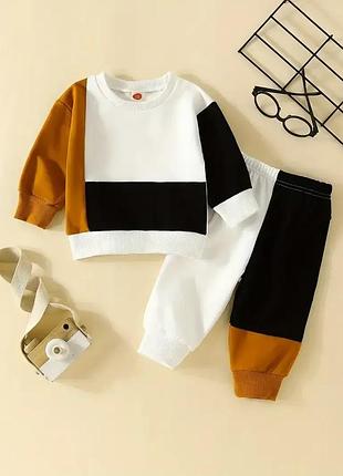 Модный детский костюм color-blаck для осени и зимы 140
