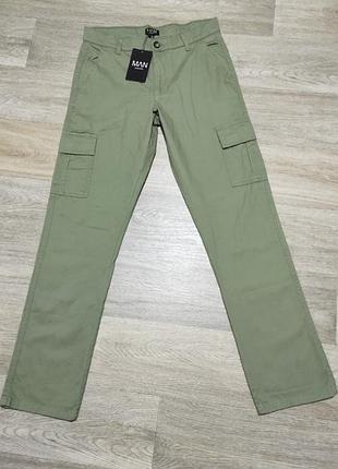 Чоловічі легкі штани карго boohoo man, розмір 29
