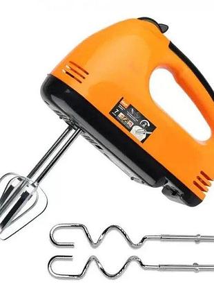 Миксер domotec r6633o 7 скоростей 260 вт 2 венчика