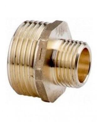 Ниппель латунный 3/4"х1" нн sta