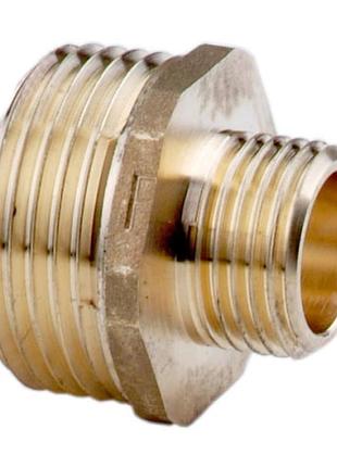 Ніпель редукційний латунь ferro 11/4"х3/4"