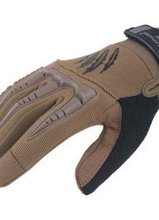 Тактичні рукавиці armored claw battleflex tan size m