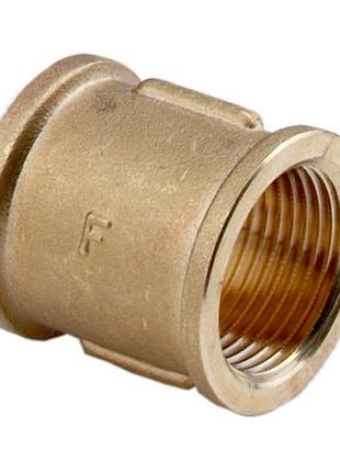 Муфта латунная 3/4" ferro