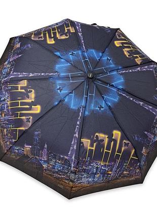 Парасолька жіноча автомат rainbrella 9 карбонових спиць r0111d5
