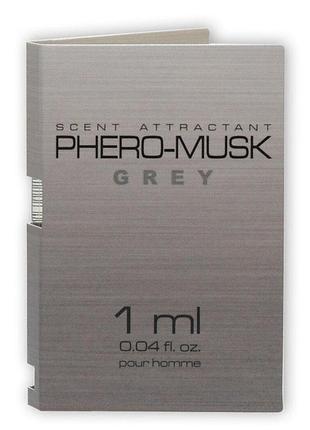 Духи с феромонами для мужчин phero-musk grey, 1 ml
