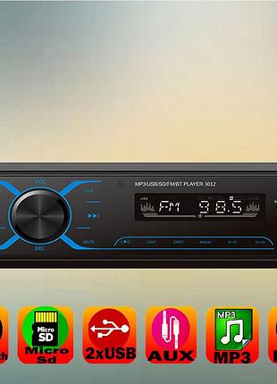 Автомагнитола 1 din 2xusb microsd bluetooth fm aux пульт pion-sв-3885