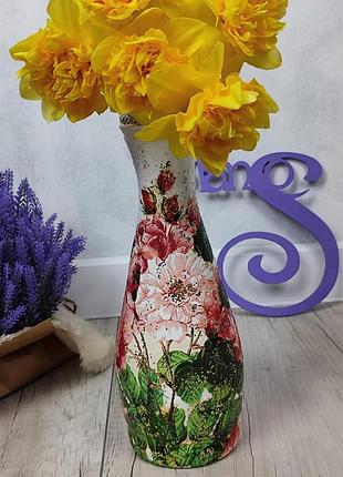 Ваза ручной работы hand made хенд мейд белый