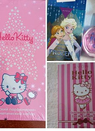 Avon hello kitty набор детский девочке аромат духи disney frozen