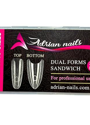 Sandwich верхні форми adrian nails - almond/мигдаль (240шт)